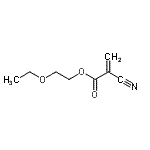 CAS 登录号：31253-02-8， 2-乙氧基乙基2-氰基丙烯酸酯