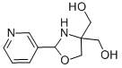 CAS#: 312620-99-8, [(2S)-4-(Hydroxymethyl)-2-Pyridin-3-Yl-1,3-Oxazolidin-3-Ium-4-Yl]Methanol