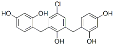 CAS#: 31265-39-1, 4,4'-[(5-Chloro-2-Hydroxy-1,3-Phenylene)Bis(Methylene)]Bisresorcinol