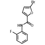 CAS 登录号：312704-38-4， 5-溴-N-(2-氟苯基)-2-糠酰胺