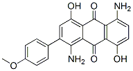 CAS 登录号：31288-44-5， 1,5-二氨基-4,8-二羟基(4-甲氧基苯基)蒽醌