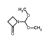 CAS 登录号：312909-09-4， 1-(二甲氧基甲基)-2-氮杂环丁酮
