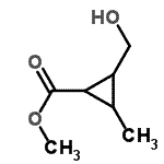 CAS 登录号：312910-87-5， 甲基2-(羟基甲基)-3-甲基环丙烷羧酸酯