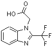 CAS#: 313241-14-4, (2-Trifluoromethyl-Benzoimidazol-1-Yl)-Acetic Acid