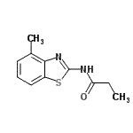 CAS#: 313251-71-7, N-(4-Methyl-1,3-Benzothiazol-2-Yl)Propanamide
