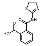 CAS#: 313402-63-0, 2-(4,5-Dihydro-1,3-Thiazol-2-Ylcarbamoyl)Benzoic Acid