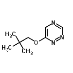 CAS#: 313529-61-2, 6-(2,2-Dimethylpropoxy)-1,2,4-Triazine