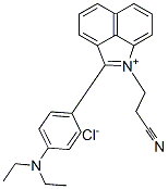 CAS#: 31354-66-2, 1-(2-Cyanoethyl)-2-[4-(Diethylamino)Phenyl]Benz[cd]Indolium Chloride