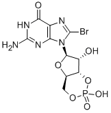 CAS#: 31356-94-2, 8-Bromoguanosine 3',5'-cyclic monophosphate