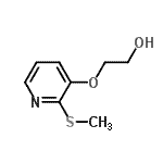 CAS 登录号：313657-88-4， 2-{[2-(甲硫基)-3-吡啶基]氧基}乙醇