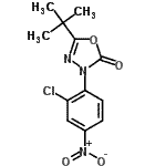 CAS 登录号：31399-83-4， 3-(2-氯-4-硝基苯基)-5-(2-甲基-2-丙基)-1,3,4-恶二唑-2(3H)-酮