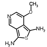 CAS#: 314033-46-0, 7-Methoxythieno[3,4-c]Pyridine-1,3-Diamine