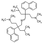 CAS#: 31429-04-6, 3-{[(E)-{2-[2-(Dimethylamino)Ethyl]-4-Methyl-2-(1-Naphthyl)Pentylidene}Amino]Methyl}-N,N,5-Trimethyl-3-(1-Naphthyl)-1-Hexanamine