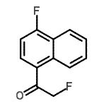 CAS#: 315-99-1, 2-Fluoro-1-(4-Fluoro-1-Naphthyl)Ethanone