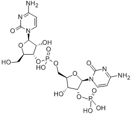 CAS 登录号：3150-34-3， 1,2-二[(2S,3S,4R,5R)-5-(4-氨基-2-氧代嘧啶-1-基)-3,4-二羟基四氢呋喃-2-基]乙基膦酰磷氢酯