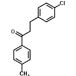 CAS 登录号：315180-21-3， 3-(4-氯苯基)-1-(4-甲基苯基)-1-丙酮