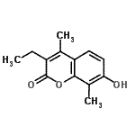 CAS#: 31575-15-2, 3-Ethyl-7-Hydroxy-4,8-Dimethyl-2H-Chromen-2-One