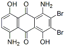 CAS 登录号：31626-19-4， 1,5-二氨基-2,3-二溴-4,8-二羟基蒽-9,10-二酮