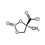 CAS#: 316373-90-7, (4R)-4-Methyl-1,3,2-Dioxathiolane-4-Carbonyl Chloride 2-Oxide