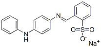 CAS 登录号：3168-95-4， 2-[[4-(苯基氨基)苯基]亚氨基甲基]苯磺酸钠