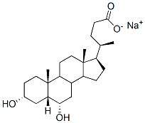 CAS 登录号：31687-62-4， 钠(4R)-4-[(3R,5R,6S,10R,13R,17R)-3,6-二羟基-10,13-二甲基-2,3,4,5,6,7,8,9,11,12,14,15,16,17-十四氢-1H-环戊二烯并[a]菲-17-基]戊酸盐