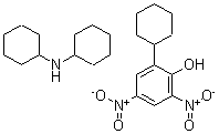 CAS 登录号：317-83-9， N-环己基环己胺 2-环己基-4,6-二硝基苯酚