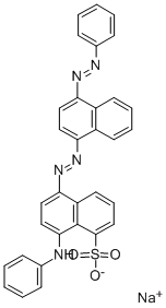 CAS#: 31820-78-7, Sodium 8-(Phenylamino)-5-(4-Phenyldiazenylnaphthalen-1-Yl)Diazenylnaphthalene-1-Sulfonate