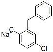 CAS 登录号：3184-65-4， 4-氯-2-(苯基甲基)苯酚钠