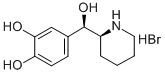 CAS#: 31842-61-2, 4-[(S)-Hydroxy-[(2R)-Piperidin-2-Yl]Methyl]Benzene-1,2-Diol Hydrobromide
