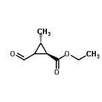 CAS#: 318990-36-2, Ethyl (1R,3S)-2-Formyl-3-Methylcyclopropanecarboxylate