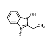 CAS 登录号：31980-09-3， 2-乙基-1H-苯并咪唑-1-醇3-氧化物