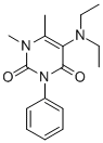 CAS 登录号:31991-99-8, 5-二乙基氨基-1,6-二甲基-3-苯基嘧啶-2,4-二酮