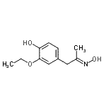CAS#: 319913-91-2, 2-Ethoxy-4-[(2E)-2-(Hydroxyimino)Propyl]Phenol