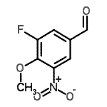 CAS#: 320-70-7, 3-Fluoro-4-Methoxy-5-Nitrobenzaldehyde