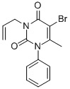 CAS 登录号：32000-77-4， 5-溴-6-甲基-1-苯基-3-丙-2-烯基嘧啶-2,4-二酮