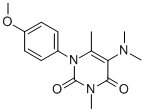 CAS#: 32150-67-7, 5-Dimethylamino-1-(4-Methoxyphenyl)-3,6-Dimethylpyrimidine-2,4-Dione