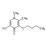 CAS 登录号：321529-33-3， 3-丁氧基-5-羟基-1,2-二甲基-4(1H)-吡啶酮