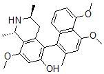CAS 登录号：32221-59-3， (1S,3S)-5-(4,5-二甲氧基-2-甲基萘-1-基)-8-甲氧基-1,3-二甲基-1,2,3,4-四氢异喹啉-6-醇