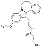CAS#: 32223-82-8, N-[2-(11-Methoxy-6,7-Dihydro-5H-Indolo[2,1-a][2]Benzazepin-13-Yl)Ethyl]Butanamide