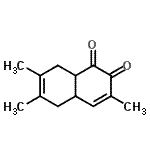 CAS#: 32249-76-6, 3,6,7-Trimethyl-4A,5,8,8A-Tetrahydro-1,2-Naphthalenedione