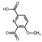 CAS#: 324028-85-5, 5-Methoxy-6-Nitro-2-Pyridinecarboxylic Acid