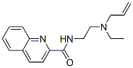 CAS 登录号：32421-54-8， N-[2-(乙基-丙-2-烯基氨基)乙基]喹啉-2-甲酰胺