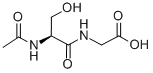 CAS 登录号：3244-65-3， N-乙酰基丝氨酰甘氨酸