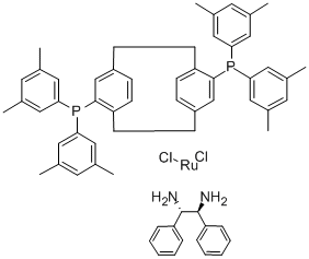 CAS#: 325150-57-0, Dichloro[(R)-(-)-4,12-Bis(Di(3,5-Xylyl)Phosphino)-[2,2]-Paracyclophane][(1S,2S)-(-)-1,2-Diphenylethylenediamine]Ruthenium