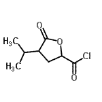 CAS 登录号：325740-56-5， 4-异丙基-5-氧代四氢-2-呋喃甲酰氯