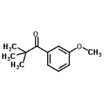 CAS 登录号：32578-12-4， 1-(3-甲氧基苯基)-2,2-二甲基-1-丙酮