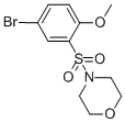 CAS#: 325809-68-5, 4-(5-Bromo-2-Methoxybenzenesulphonyl)Morpholine