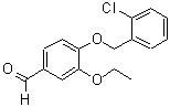 CAS 登录号：325856-53-9， 4-[(2-氯苄基)氧基]-3-乙氧基苯甲醛