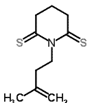 CAS 登录号：325956-79-4， 1-(3-甲基-3-丁烯-1-基)-2,6-哌啶二硫酮