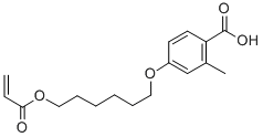 CAS#: 325976-65-6, 4-[6-(2-Acryloyloxy)Hexyloxy]-2-Methylbenzoic Acid